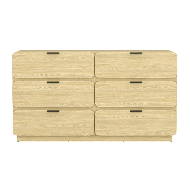 Chrystie 60" Dresser (6-Drawer) in Natural