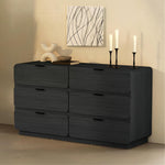 Chrystie 60" Dresser (6-Drawer) in Black