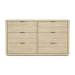 Evelyn 60" Dresser (6-Drawer) in Natural