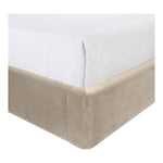 Kendall Velvet Upholstered King Bed in Cream