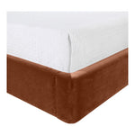 Kendall Velvet Upholstered Queen Bed in Cognac
