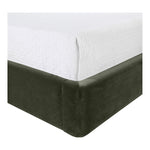 Kendall Velvet Upholstered Queen Bed in Green