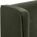 Kendall Velvet Upholstered Queen Bed in Green