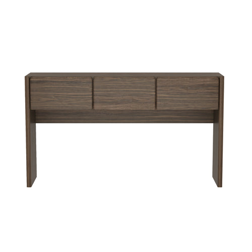 Linda Console Table (3-Drawer) in Walnut Brown