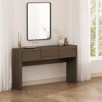 Linda Console Table (3-Drawer) in Walnut Brown