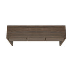 Linda Console Table (3-Drawer) in Walnut Brown