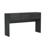 Linda Console Table (3-Drawer) in Charcoal Gray