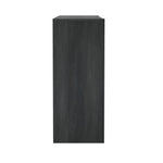 Linda Console Table (3-Drawer) in Charcoal Gray