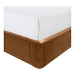 Kendall Velvet Upholstered Queen Bed in Saddle