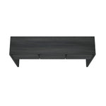 Linda Console Table (3-Drawer) in Charcoal Gray