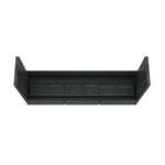 Linda Console Table (3-Drawer) in Charcoal Gray