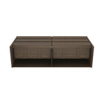 Linda 72" Dresser (6-Drawer) in Walnut Brown