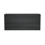 Linda 72" Dresser (6-Drawer) in Charcoal Gray