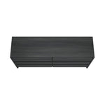 Linda 72" Dresser (6-Drawer) in Charcoal Gray