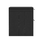 Grace 28" Nightstand (2-Drawer) in Black