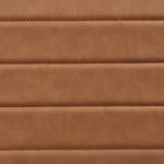 Aimee Vegan Leather Upholstered Counter Stool in Cognac