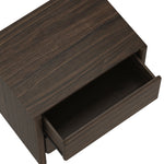 Linda 24" Nightstand (2-Drawer) in Walnut Brown