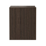 Linda 24" Nightstand (2-Drawer) in Walnut Brown