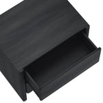 Linda 24" Nightstand (2-Drawer) in Charcoal Gray