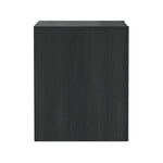 Linda 24" Nightstand (2-Drawer) in Charcoal Gray