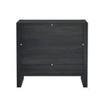 Linda 24" Nightstand (2-Drawer) in Charcoal Gray