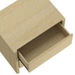 Linda 24" Nightstand (2-Drawer) in Natural Oak
