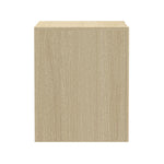 Linda 24" Nightstand (2-Drawer) in Natural Oak