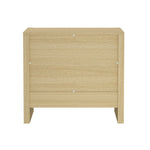 Linda 24" Nightstand (2-Drawer) in Natural Oak