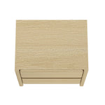 Linda 24" Nightstand (2-Drawer) in Natural Oak
