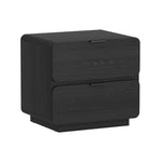 Chrystie 26" Nightstand (2-Drawer) in Black