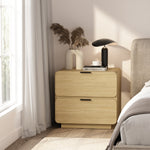 Chrystie 26" Nightstand (2-Drawer) in Natural