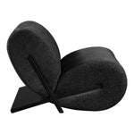 Akira Fabric Upholstered Accent Chair in Black