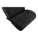Akira Fabric Upholstered Accent Chair in Black