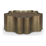 Eloise Iron Coffee Table in Brass