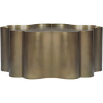Eloise Iron Coffee Table in Brass