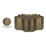 Eloise Iron Coffee Table in Brass