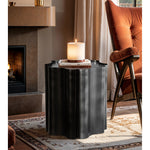 Eloise Iron End Table in Black