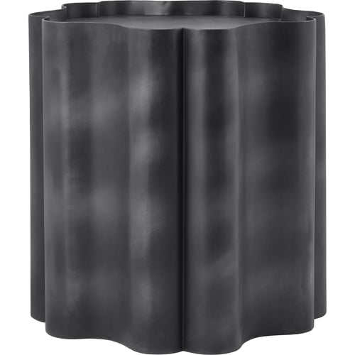 Eloise Iron End Table in Black
