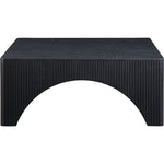 Eloise Oak Veneer Coffee Table in Black