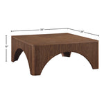 Eloise Oak Veneer Coffee Table in Brown