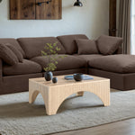 Eloise Oak Veneer Coffee Table in Natural
