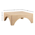 Eloise Oak Veneer Coffee Table in Natural