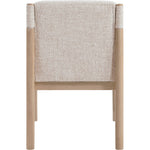 Eloura Linen Textured Fabric Upholstered Dining Chair in Beige