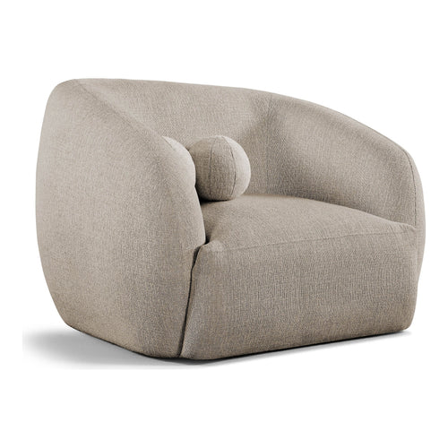 Elowen Fabric Upholstered Chair in Beige