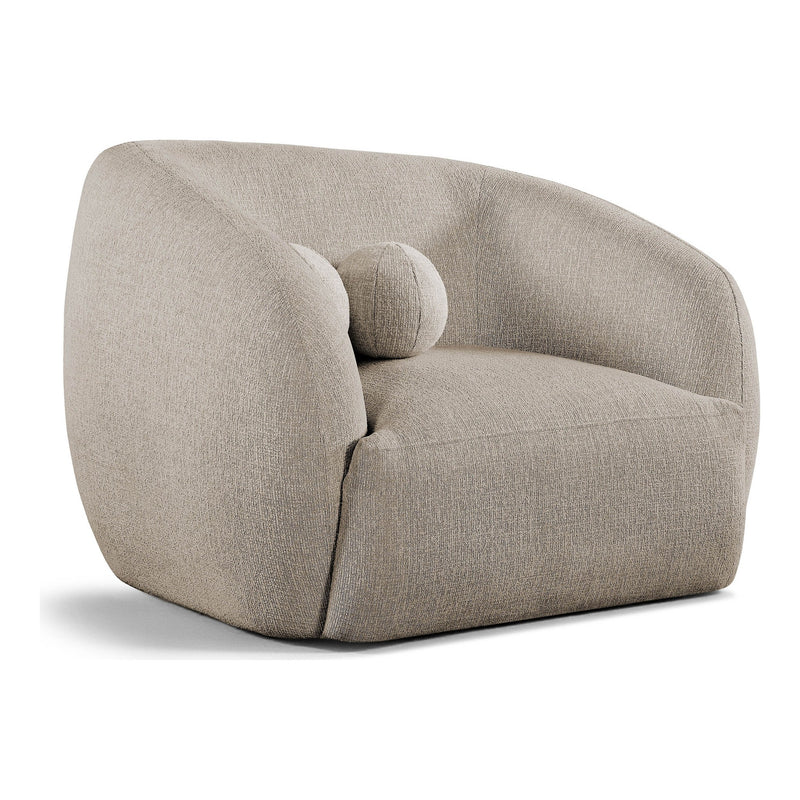 Elowen Fabric Upholstered Chair in Beige