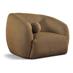 Elowen Fabric Upholstered Chair in Brown