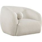 Elowen Fabric Upholstered Chair in Cream