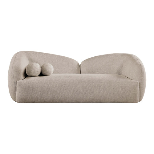 Elowen 91" Fabric Upholstered Sofa in Beige
