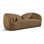 Elowen 91" Fabric Upholstered Sofa in Brown