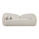 Elowen 91" Fabric Upholstered Sofa in Cream